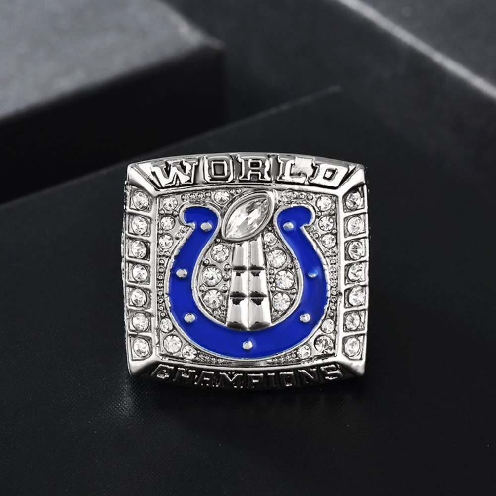 Indianapolis Colts 2006 Championship Ring Peyton Manning Fan Edition Size 11 - Picture 4 of 5